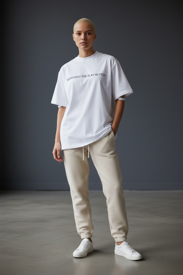 Photoroom_20260118_065639 "Redefining the Play Button" Oversized Tee